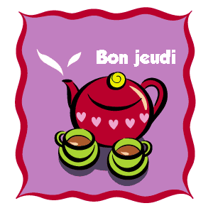 Gif animé Bon jeudi café